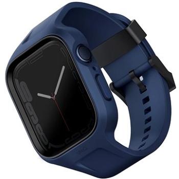 UNIQ Monos 2 v 1 remienok a ochranné puzdro na Apple Watch 44/45 mm modrý (UNIQ-45MM-MONOSBLU)