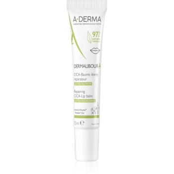 A-Derma Dermalibour+ vyživujúci balzam na pery s hydratačným účinkom 15 ml