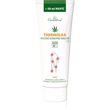 Cannaderm Thermolka teplé mazanie masážny krém s hrejivým účinkom 250 ml