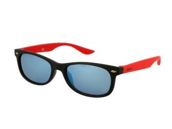 Detské slnečné okuliare Alensa Sport Black Red Mirror