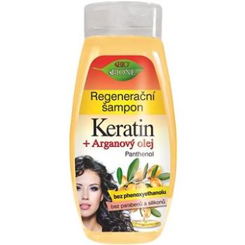 BIONE COSMETICS Bio Keratin + Arganový olej Regeneračný šampón 260 ml (8595061606060)