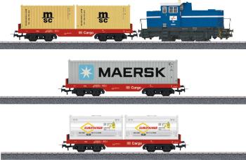 Märklin 29453 Štartovacia sada H0 &quot;Container Train&quot; spoločnosti DB AG