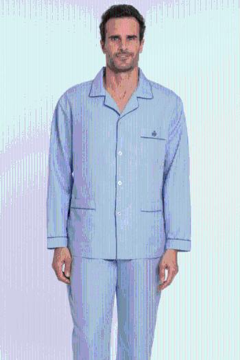 GUASCH Pánske pyžamo ANDREAS Svetlo modrá L