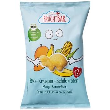 FruchtBar BIO chrumky korytnačky kukurica, mango a banán 30 g (4260133236387)