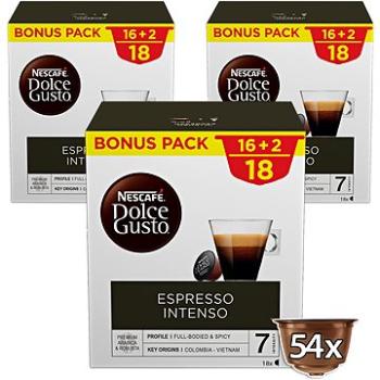 NESCAFÉ® Dolce Gusto® Espresso Intenso, 18 kapsúl v balení (3 ks) (12540229)