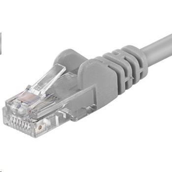 PREMIUMCORD Patch kábel UTP RJ45-RJ45 CAT5e 25m šedá