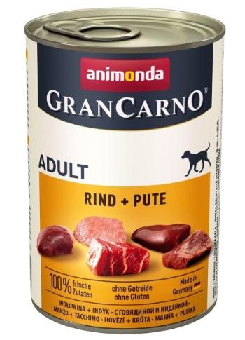 Animonda GRANCARNO® dog adult hovädzie a morka 6 x 400g konzerva