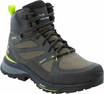 Jack Wolfskin Pánske outdoorové topánky Force Striker Texapore Low M Lime/Dark Green 42,5