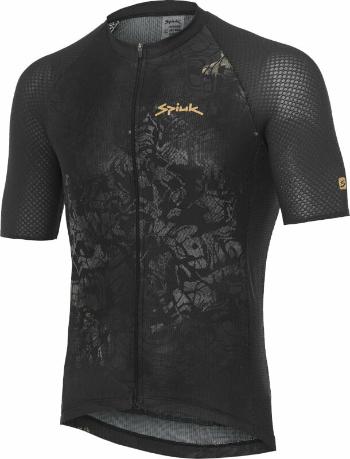 Spiuk Top Ten Star Jersey Short Sleeve Black 2XL