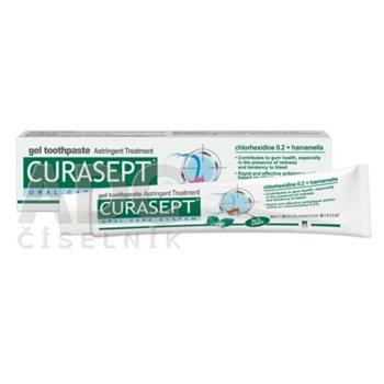 CURASEPT Astringent gélová zubná pasta 75 ml
