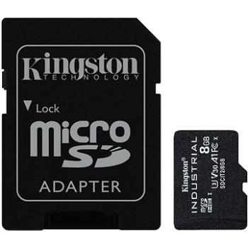 Kingston MicroSDHC 8 GB Industrial + SD adaptér (SDCIT2/8GB)