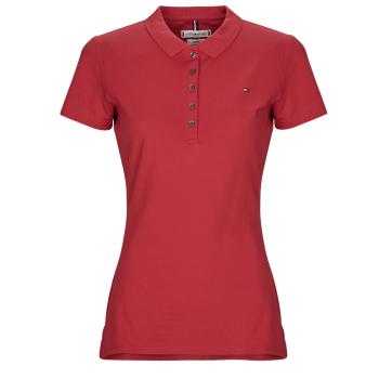 Tommy Hilfiger  NEW CHIARA  Polokošele s krátkym rukávom Červená