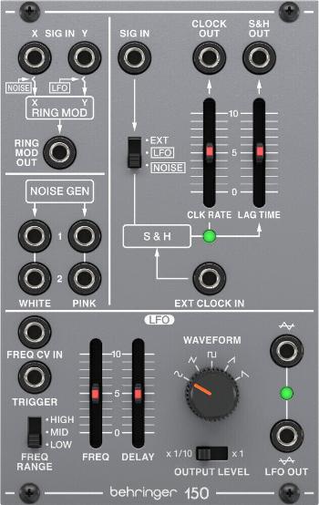 Behringer 150 Ring Mod/Noise/S&H/LFO Modulárny systém