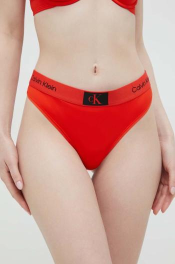 Tangá Calvin Klein Underwear červená farba