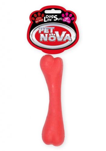 Petnova Hracky TPR BONE 16 CM RED