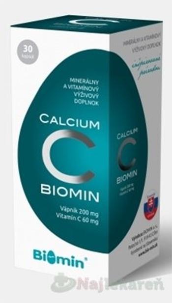 Biomin Calcium s vitamínom C 30 kapsúl