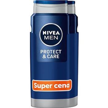 NIVEA MEN Protect & Care Shower Gel 2× 500 ml (9005800358307)