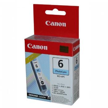 Canon originál ink BCI6PC, photo cyan, 13 4709A002, Canon S800, 820D, 830D, 900, 9000, i950, photo cyan