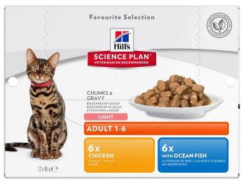 HILLS VE Feline Adult Chicken/Salmon/Multipack KAPSIČKA 12x85g