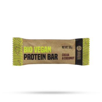 BIO Vegan Protein Bar - VanaVita, kakao a kokos, 50g