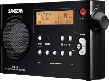 Sangean PR-D7 prenosné rádio FM, AM    čierna