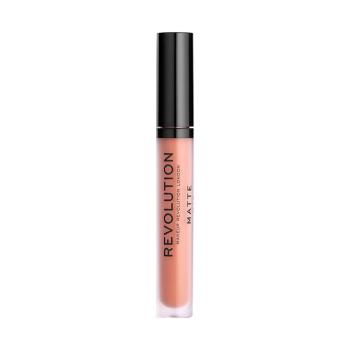 Makeup Revolution  Matte Lip Gloss  Lesky na pery Červená