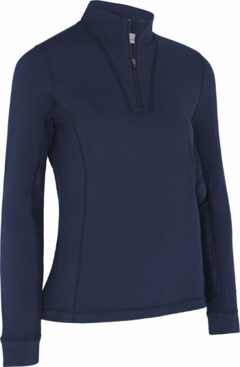 Callaway Womens Solid Sun Protection 1/4 Zip Peacoat XL