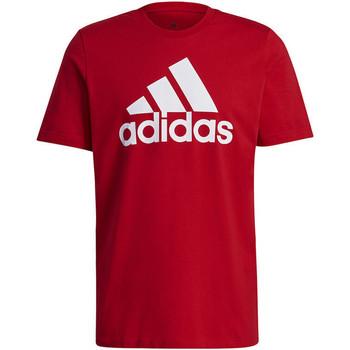 adidas  Tielka a tričká bez rukávov Essentials Big Logo  Červená