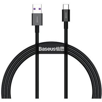 Baseus Superior Series rýchlonabíjací kábel USB/Type-C 66 W 1 m čierny (CATYS-01)