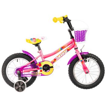 Detský bicykel DHS Daisy 1402 14" 7.0 Farba Pink