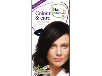 HAIR WONDER Prírodná dlhotrvajúca farba čierna 100 ml