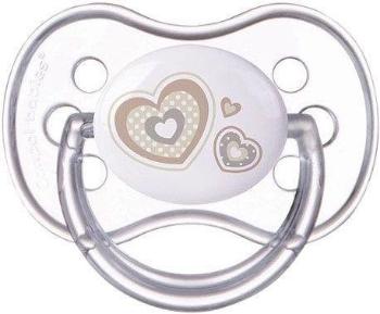 CANPOL BABIES Cumlík silikónový symetrický 0-6m Newborn Baby - béžová