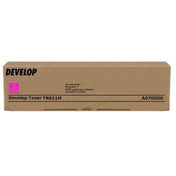 Develop originálny toner A0703D0, magenta, 27000 str., TN-611M, Develop Ineo +550, +650