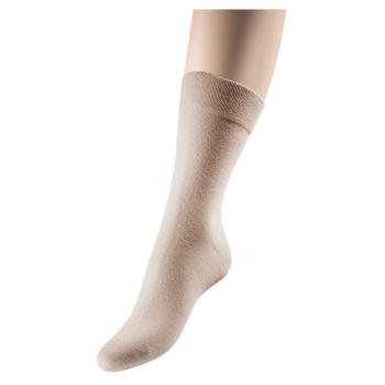LOANA Dia hladké ponožky svetlo béžové, Veľkosť: Fr. 35-38 (23-25 cm)