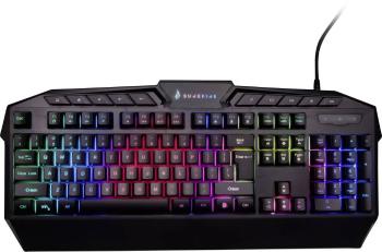 Surefire Gaming KingPin RGB káblový, USB herná klávesnica podsvietenie UK anglická, QWERTY, Windows® čierna