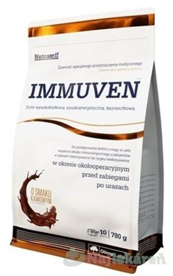 NUTRAMIL Immuven kávová príchuť výživovo kompletná potravina prášok 10 porcií 780 g