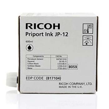 RICOH DX3240 (817104) - originálna cartridge, čierna, 600ml