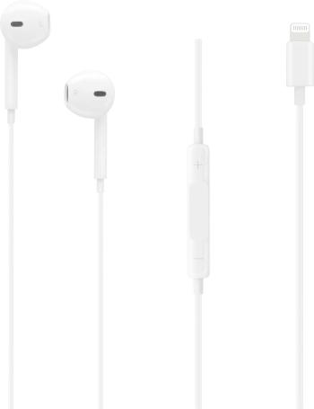 Headset Apple EarPods Lightning Connector, biela