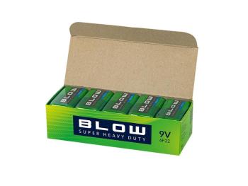 Batéria 9V (6LR61) Zn-Cl BLOW Super Heavy Duty 10x 1ks / blister