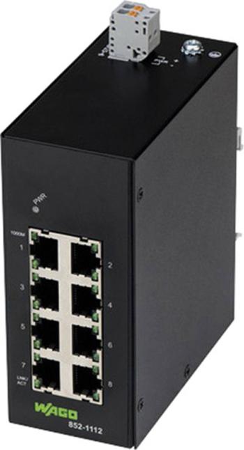 WAGO 852-1112 priemyselný ethernetový switch  10 / 100 / 1000 MBit/s