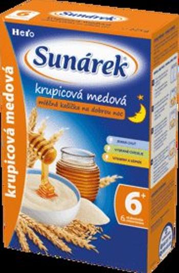 SUNAR Mliečna kaša na dobrú noc krupicová medová 225 g