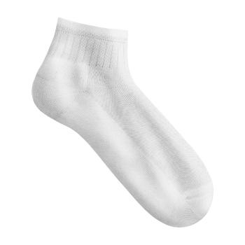 Blancheporte Súprava 5 párov športových 3/4 ponožiek biela 43/46