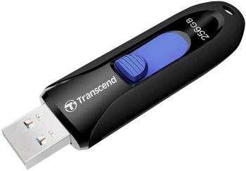 Transcend JetFlash® 790 USB flash disk 256 GB čierna, modrá TS256GJF790K USB 3.2 Gen 2 (USB 3.1)