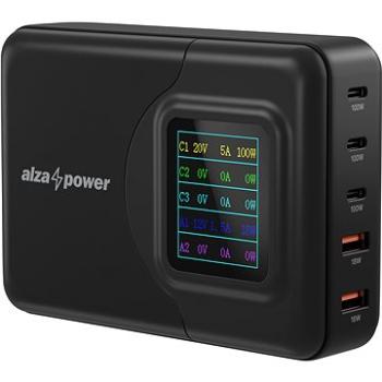 AlzaPower M500 Digital Display Multi Ultra Charger 200W čierny (APW-MP2A3CGD1)