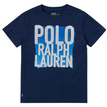 Polo Ralph Lauren  Tričká s krátkym rukávom TITOUALII  Modrá