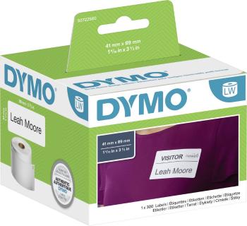 DYMO etikety v roli  11356 S0722560 89 x 41 mm papier  biela 300 ks premiestniteľné typové štítky