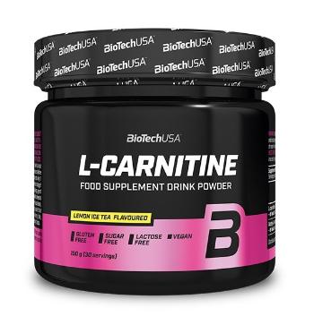 L-Carnitine práškový - Biotech USA 150 g Lemon Ice Tea