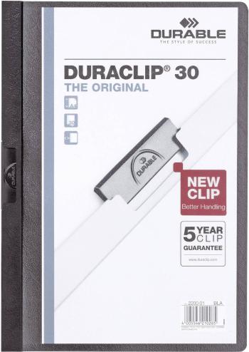 Durable zložka s klipom DURACLIP 30 - 2200 220001 DIN A4 čierna