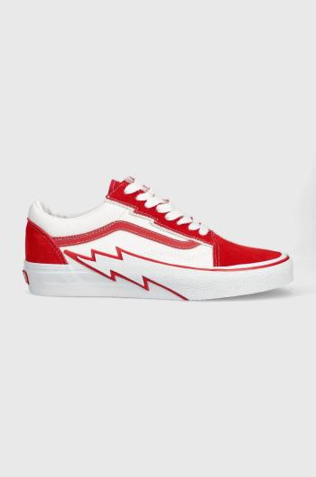 Tenisky Vans Old Skool Bolt pánske, červená farba, VN0009Q56RT1