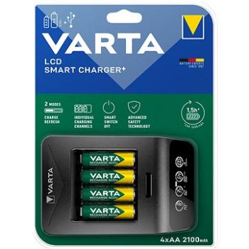 VARTA nabíjačka LCD Smart Charger+ 4× AA 56706 2 100 mAh (57684101441)